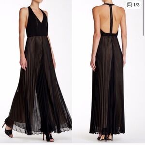 Alice and Olivia Black and Cream Jumpsuit